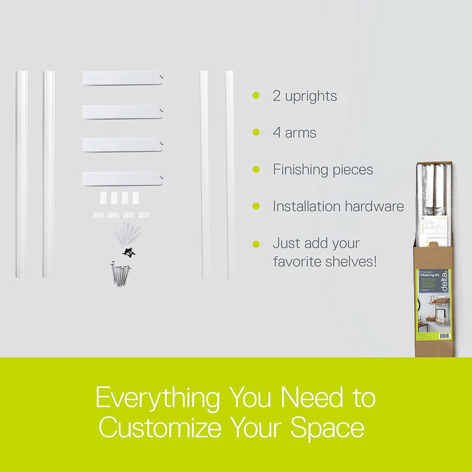 2-Tier Premium Shelving Hardware Kit - Image 6