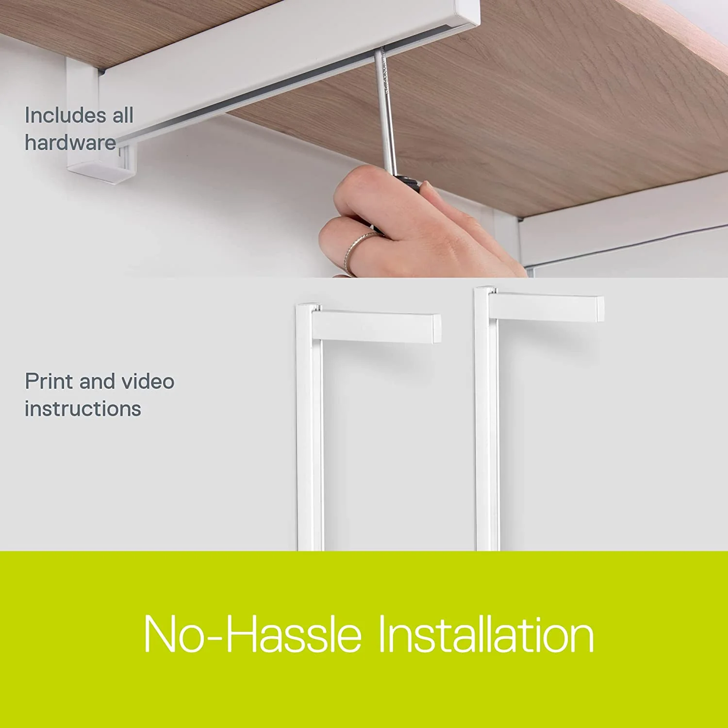 2-Tier Premium Shelving Hardware Kit - Image 9