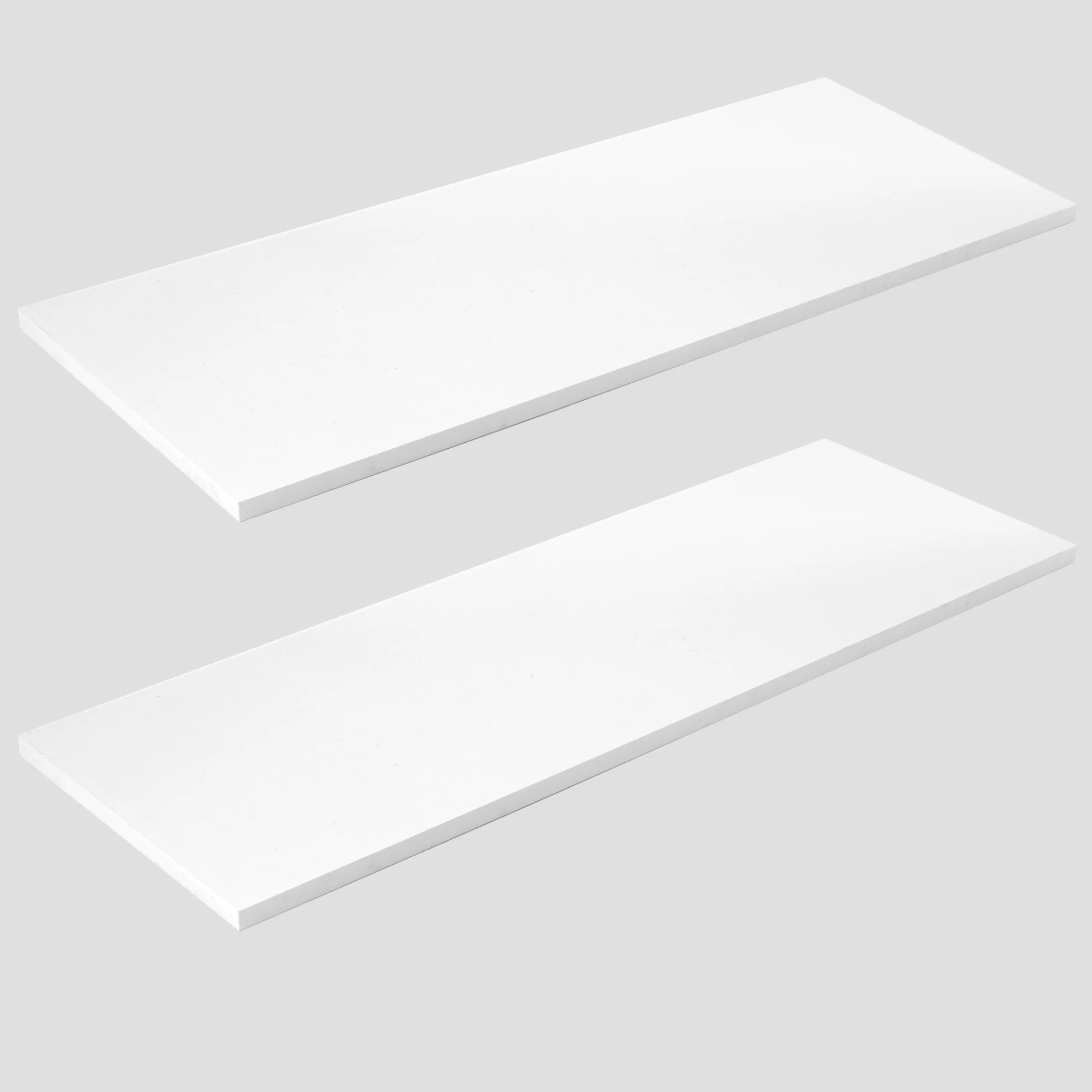 2-Tier Premium Shelving Kit, White - Image 10