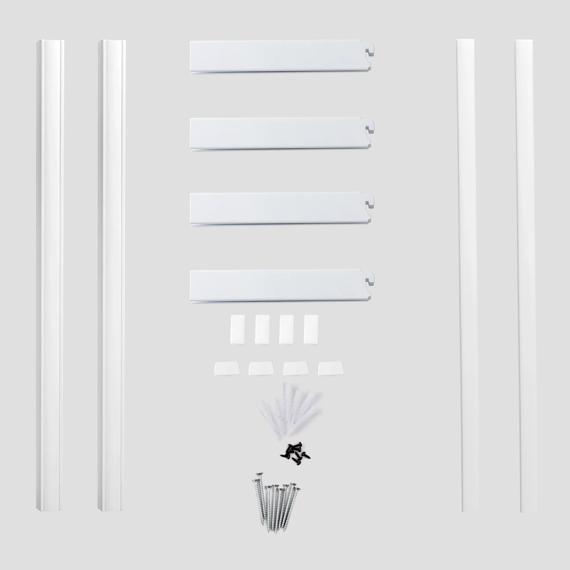 2-Tier Premium Shelving Kit, White - Image 11
