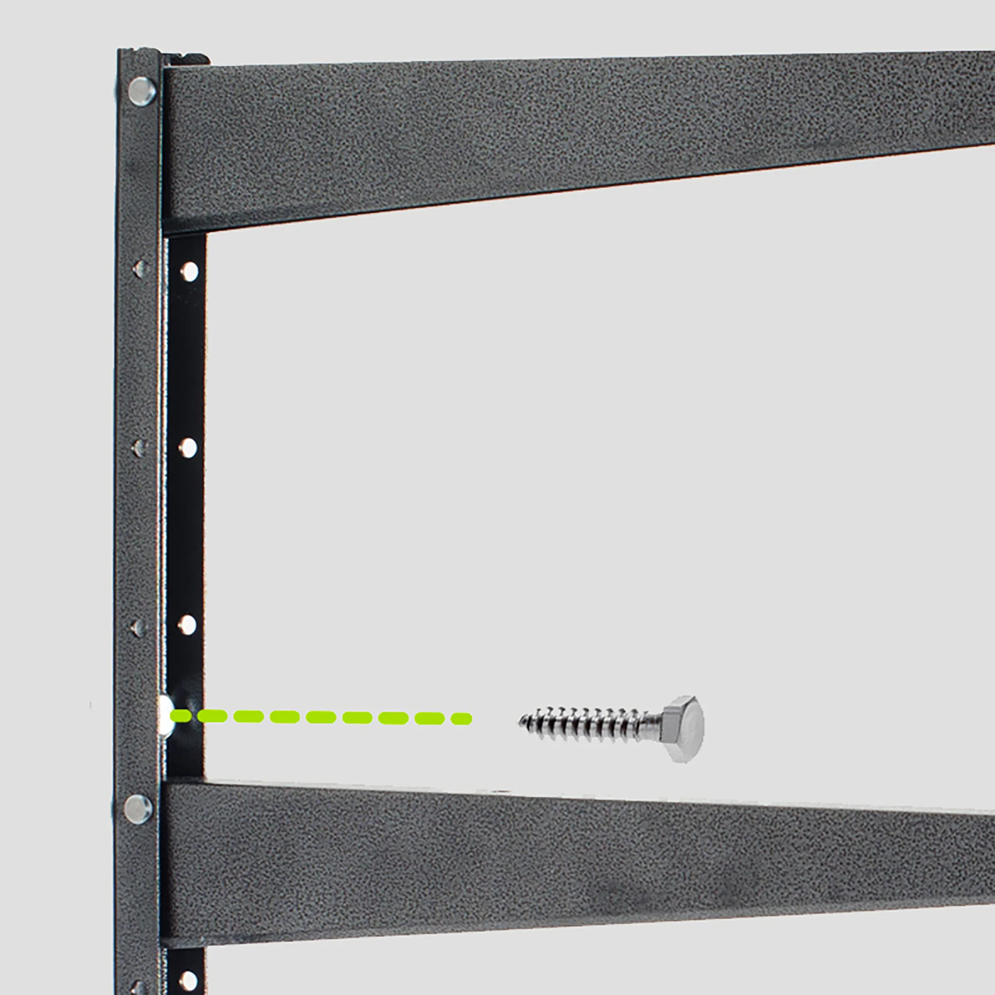3-Tier Heavy Duty Wall Storage Rack (Four-Pack) - Image 5