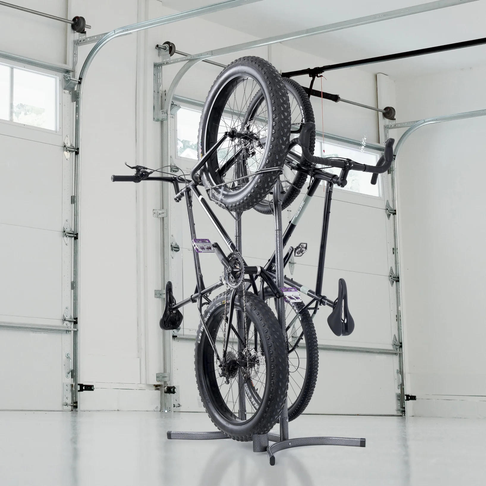 Heavy Duty Two Bike Upright Stand - Image 10