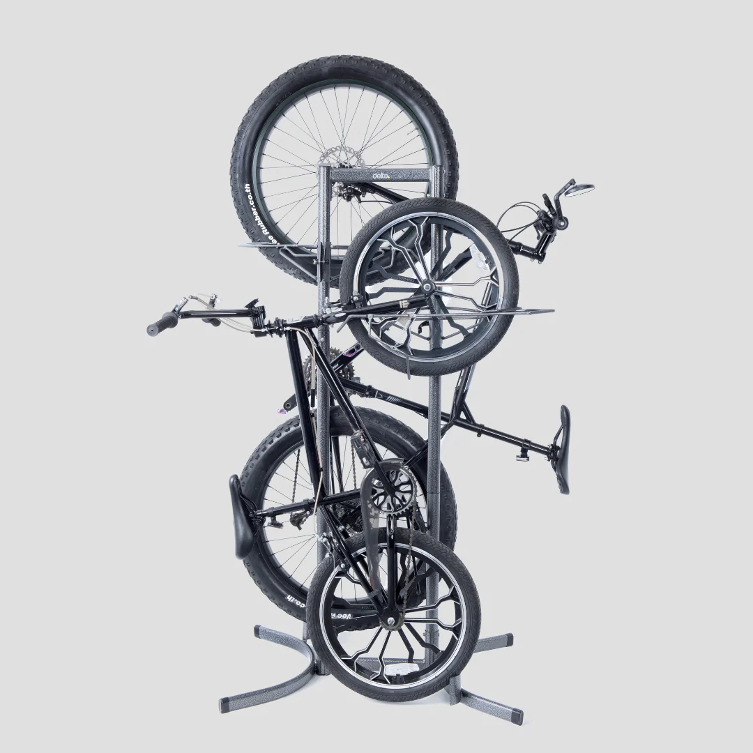 Heavy Duty Two Bike Upright Stand - Image 3