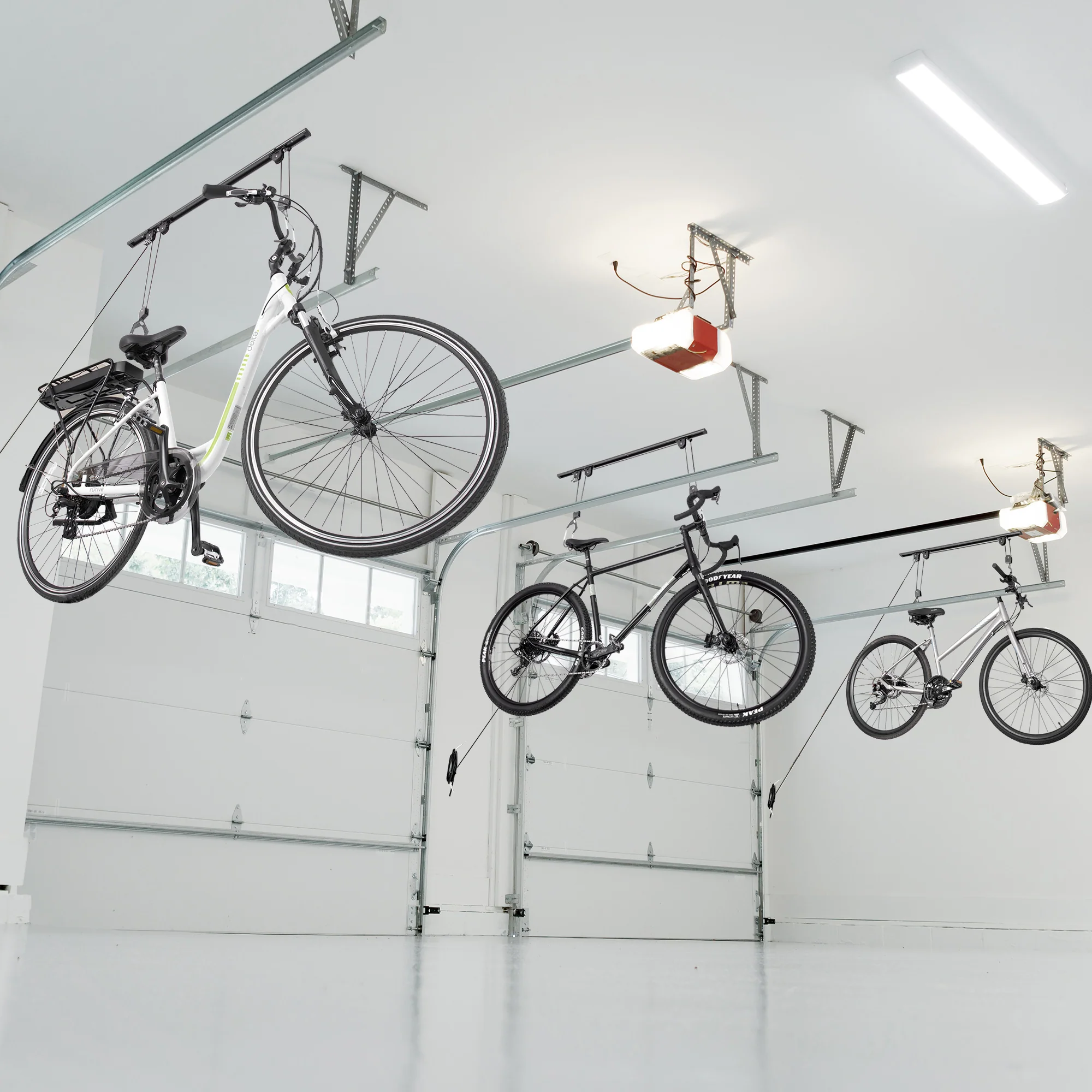 Single Bike Ceiling Hoist Pro with Straps - Image 5